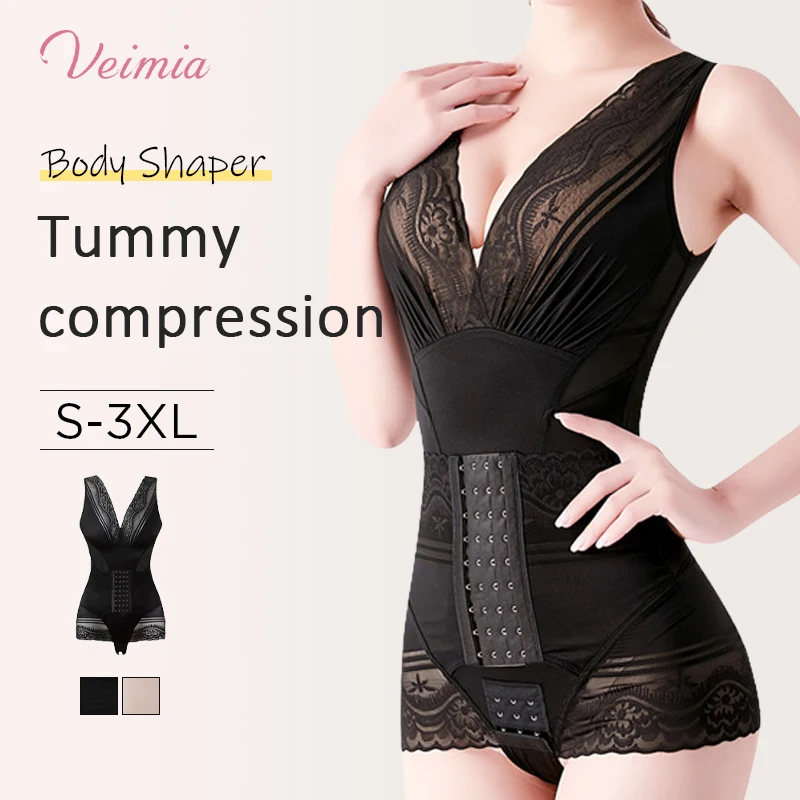 Женское боди Veimia для контроля живота Летние красивые Утягивающие трусики