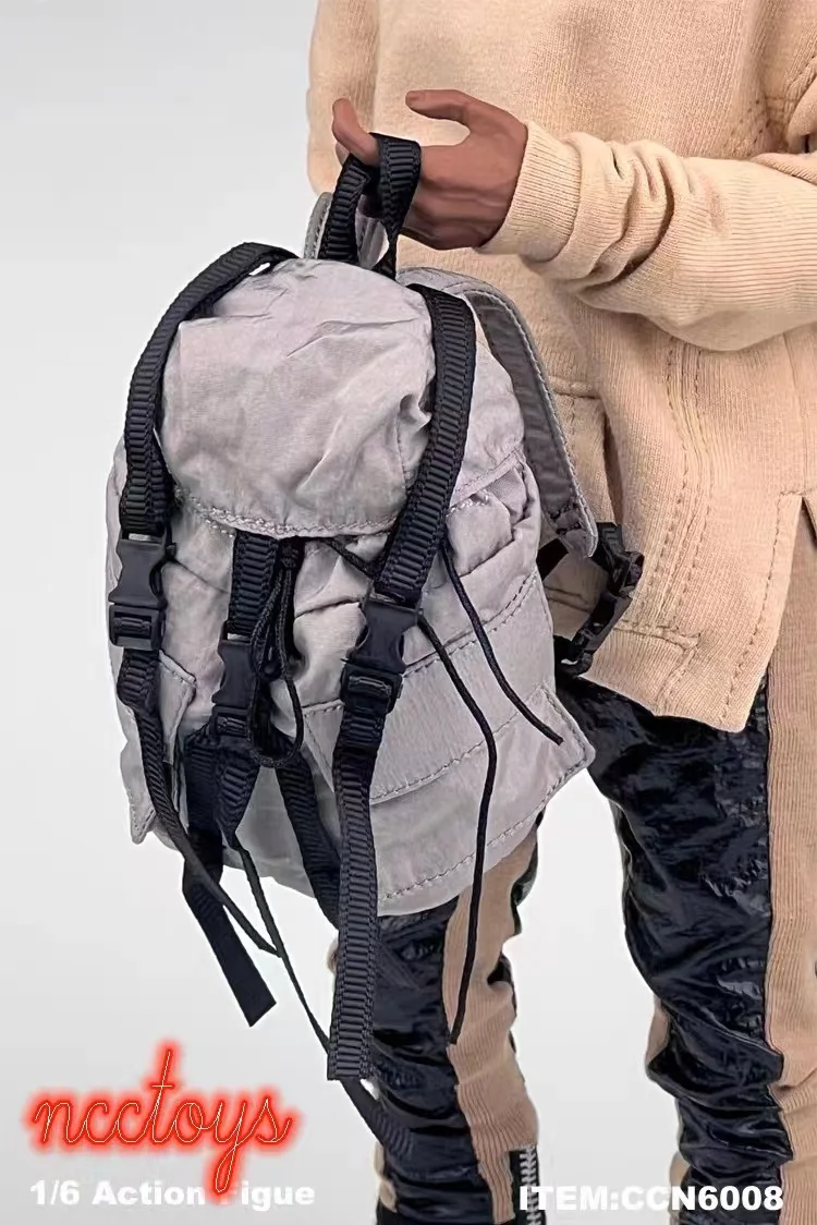 

1/6 Scale Gray CCN6008 Backpack Knapsack Shoulders Bag Model Toys