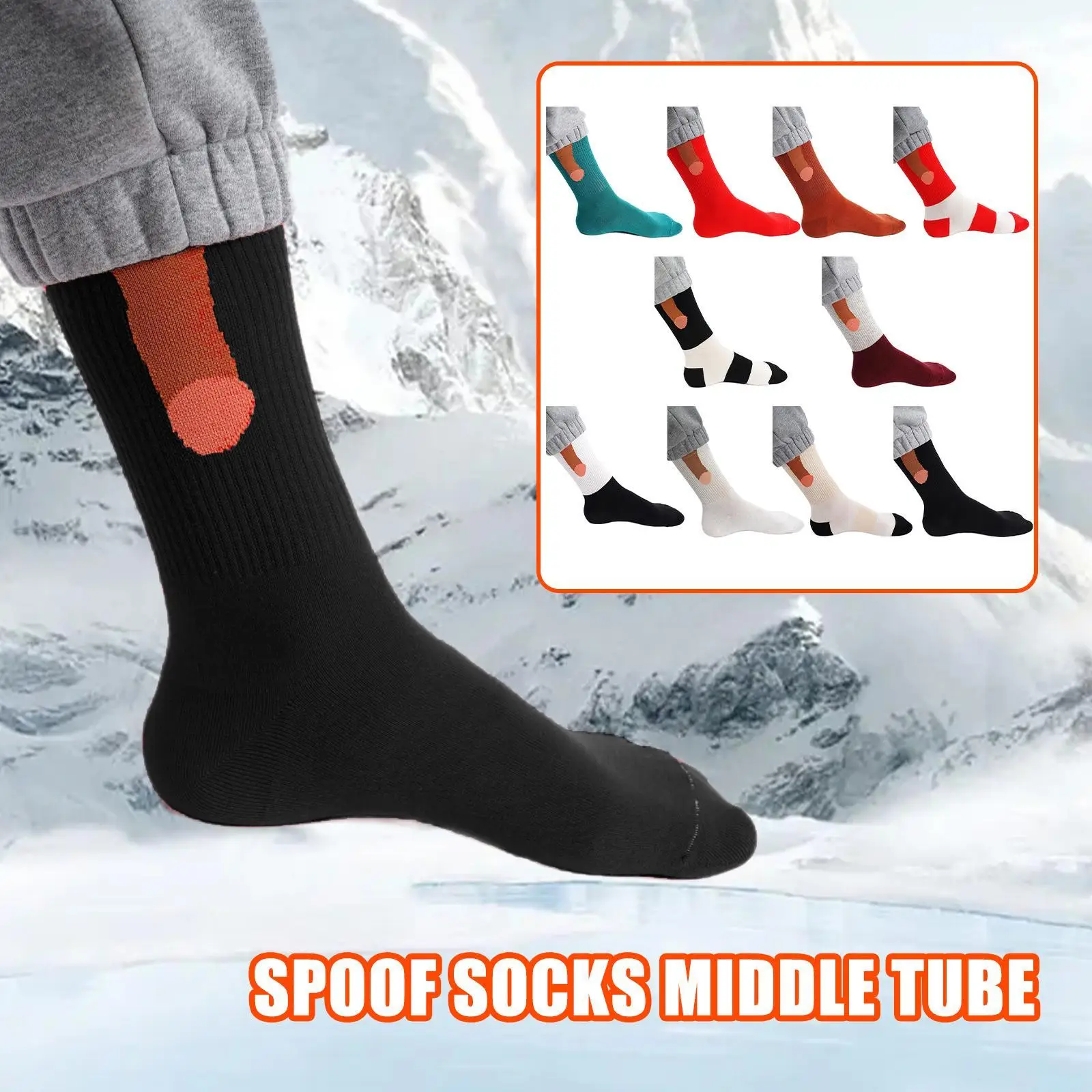 

Funny Humor Word Printed Socks Creative Hip Hop Street Skateboard Unisex Crew Happy Sock Thick Autumn Winter Warm Floor Socks