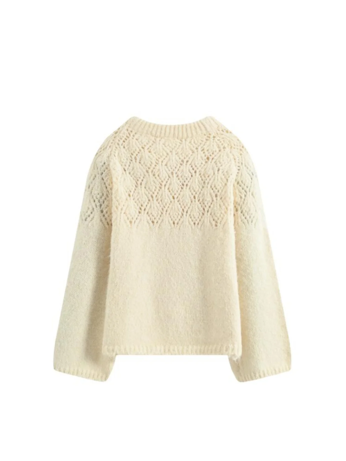 Plus Size Cara Club Plus size Long sleeve Knit sweater Women Autumn and Winter Fat Sister mm Loose Slimming Unique Beautiful Top