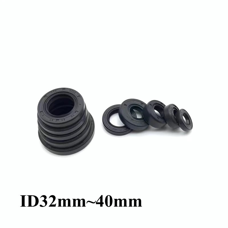 

5Pcs ID 36~38mm OD 46~72mm Height 7~12mm TC/FB/TG4 Skeleton Oil Seal Ring NBR Double Lip Sealing Gaskets For Rotation Shaft Ring
