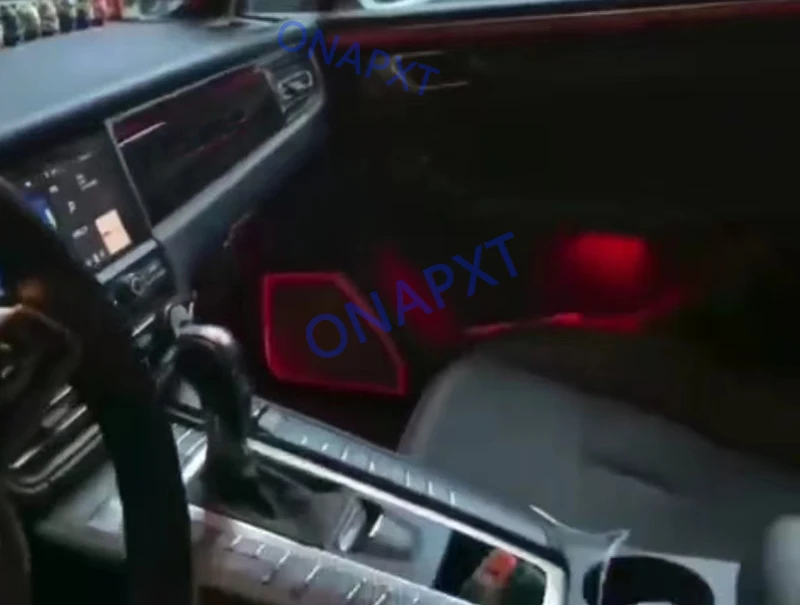 64-Colors For Porsche Macan 2018-2021 illuminated Door Panel Dashboard Ambient Light Decorative Atmosphere Lamp Button Control |