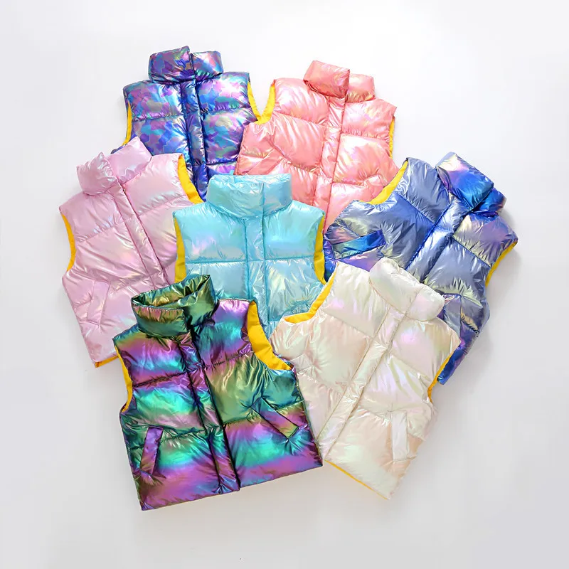 

Baby Vest for Girl Boy 2022 Autumn Wnter Baby Clothes White Duck Down Sleeveless Toddler Fashion Children's Clothing Waistcoats