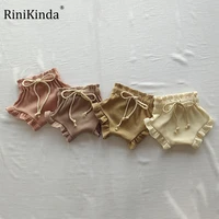 rinikinda toddler girl bread pants infant big pp shorts kid boy cotton bloomers baby clothing summer bottoms playsuit clothes