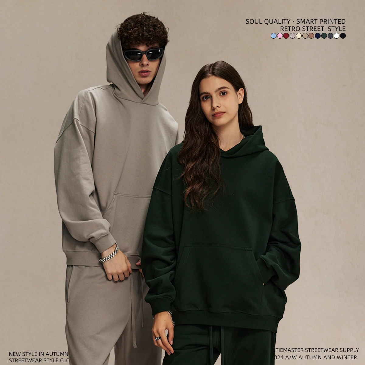 Толстовка из махровой ткани