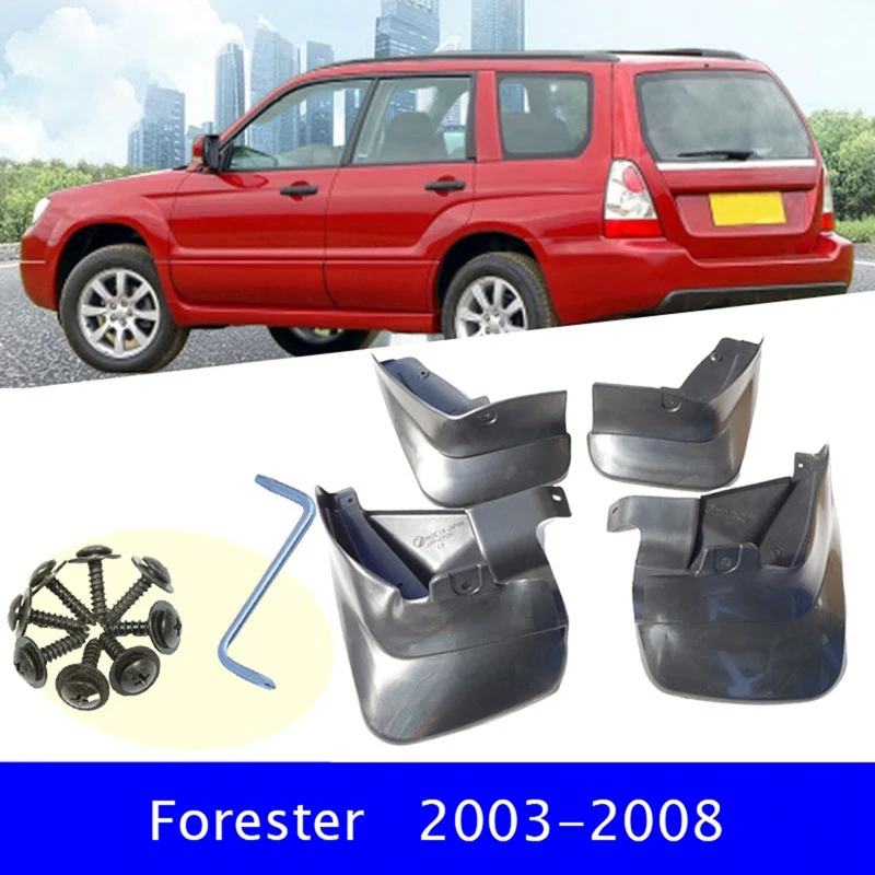 

4 шт., Автомобильные Брызговики для Subaru Forester 2003-2008