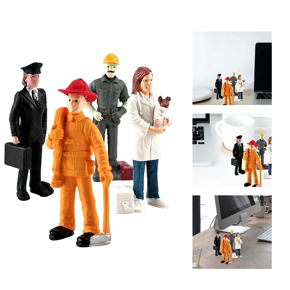 

People Figures Figurines Farmfarmer Worker Figurine Mini Kids Modellittle Models Tinylandscape Family Figure Toys Construction