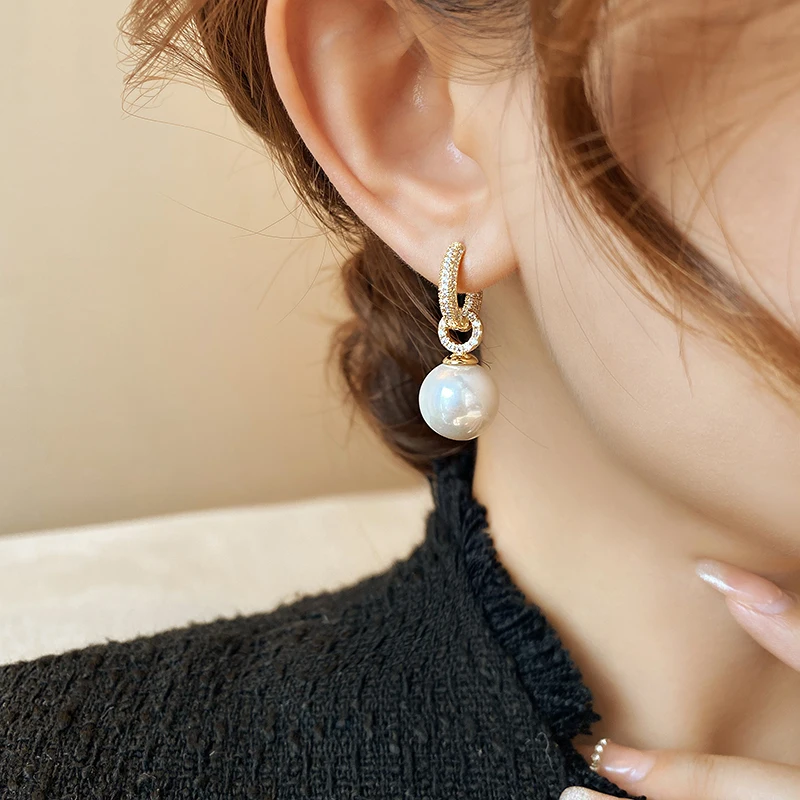 Аутлеты Специальная распродажа 8-каратное золото Высококачественные серьги с