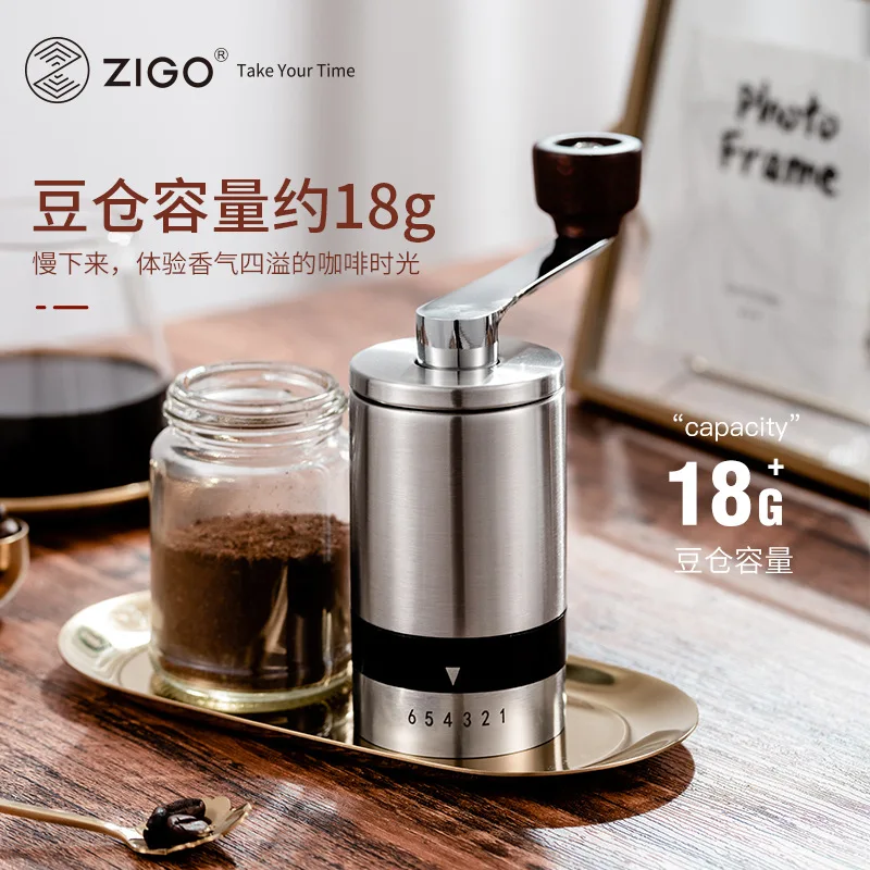 

Stainless Steel Hand Mill Coffee Bean Grinder Manual Flour Mill Small Household Manual Grinding Machine Portable