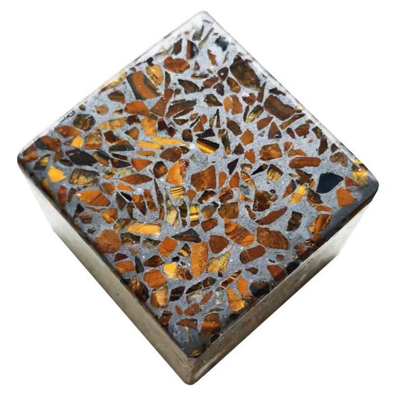 

The Best Olive Meteorite Cube Specimen 367g Olive Meteorite Handicraft Ornament Specification 50x46x44mm