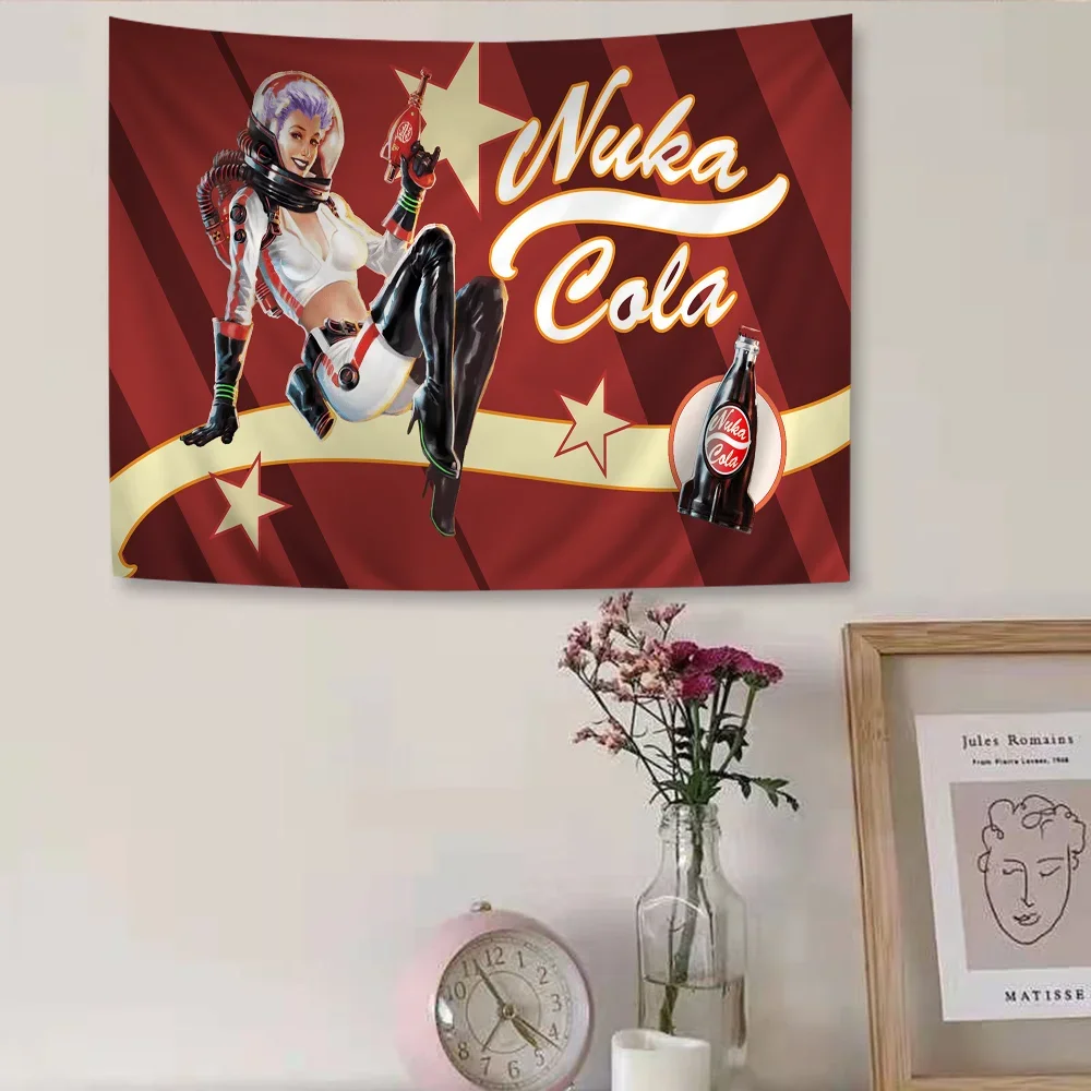 N-Nukas распечатанный большой настенный гобелен искусство научная фантастика декор