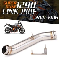 slip on for super duke 1290 gt 1290 2016 2020 motorcycle exhaust esacape muffler decat eliminator down exhaust pipe mid pipe