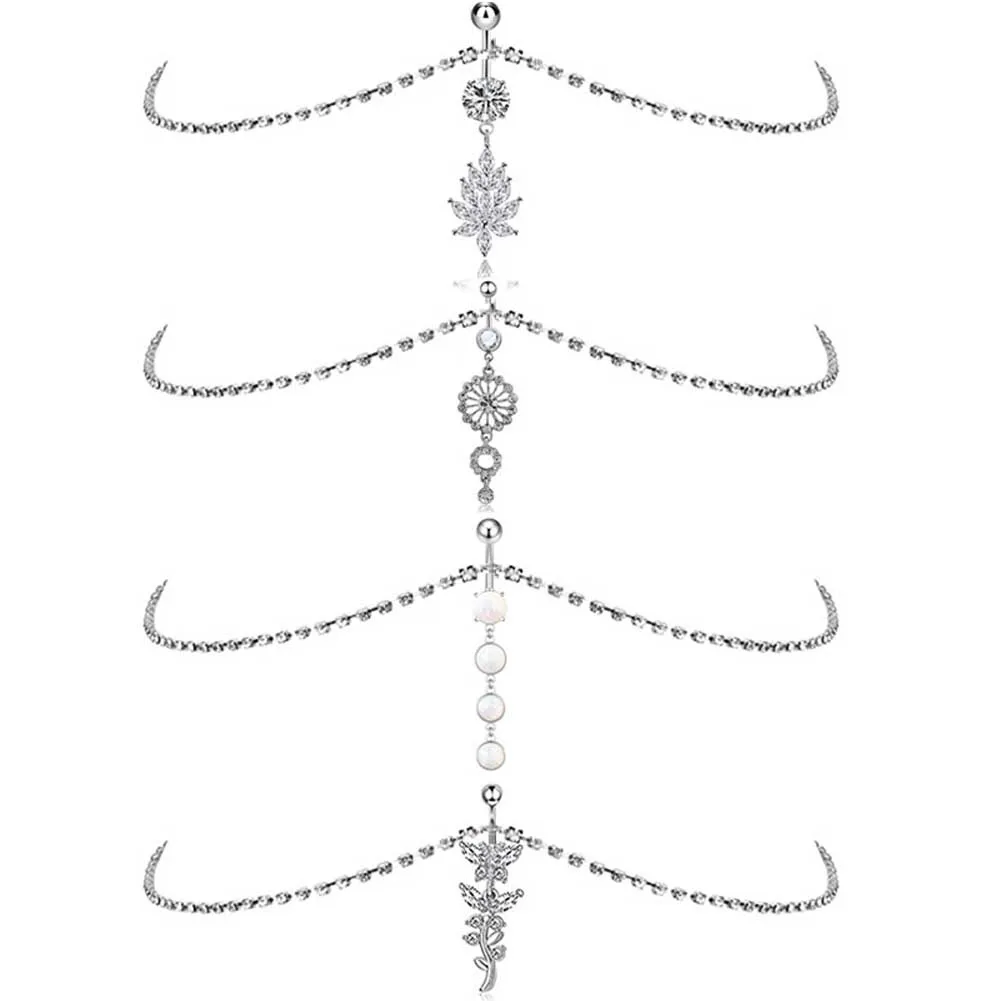 

Rhinestone Tassel Waist Chain Navel Nail Body Lock Charm Jewelry Waist Chain Single Layer Beach Body Jewelry Vintage