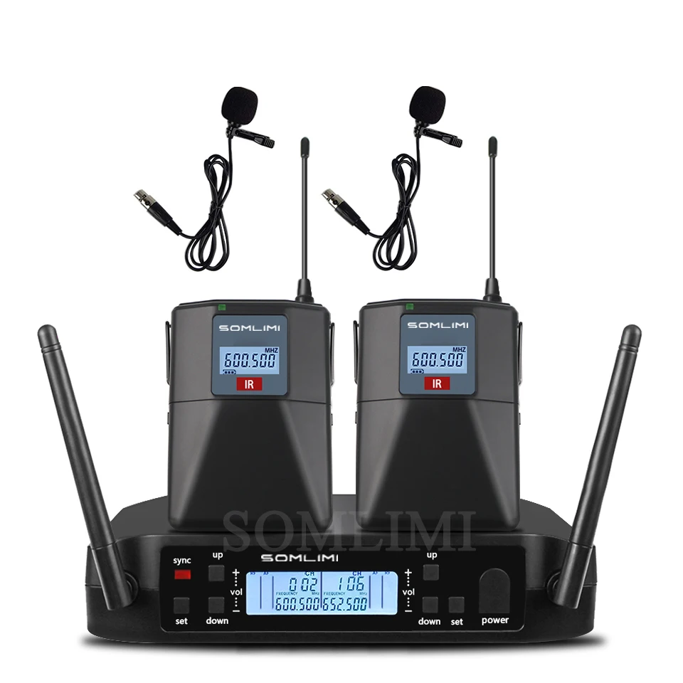 SOMLIMI GLD58 Беспроводной Микрофон Профессиональный UHF Ручной Для Сцены Речи