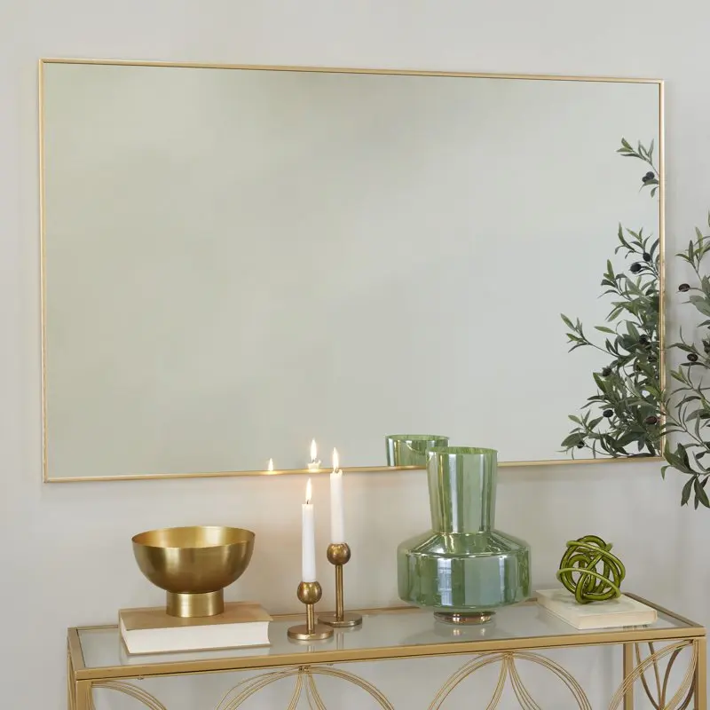 

CosmoLiving by 30" x 47" Gold Wall Mirror with Thin Frame