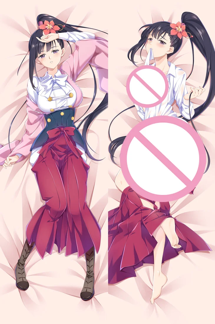 

Kabaneri of The Iron Fortress Dakimakura Ayame Hugging Body Pillow Case Galgame Character Bedding Pillow Cover Japanese