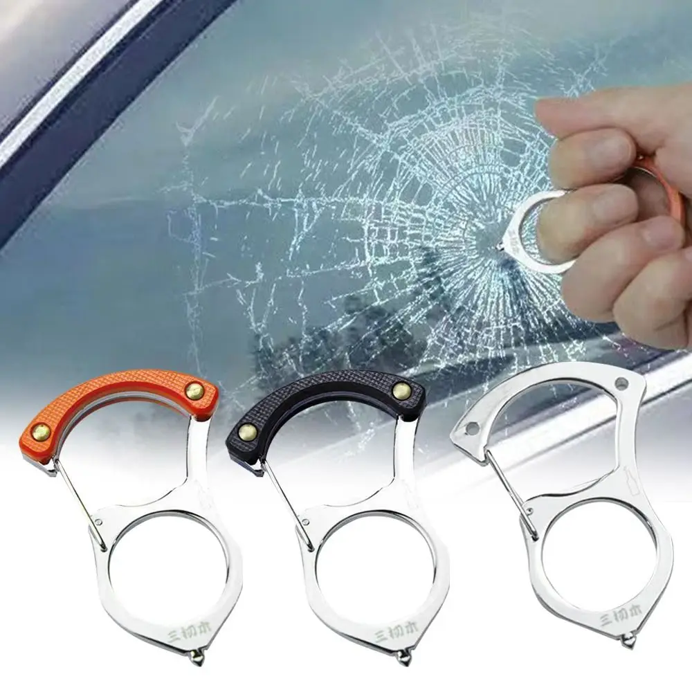 

High Quality Stainless Steel Practical Durable Key Chain Self-Protection Hook Outdoor Tool Car Key Buckle