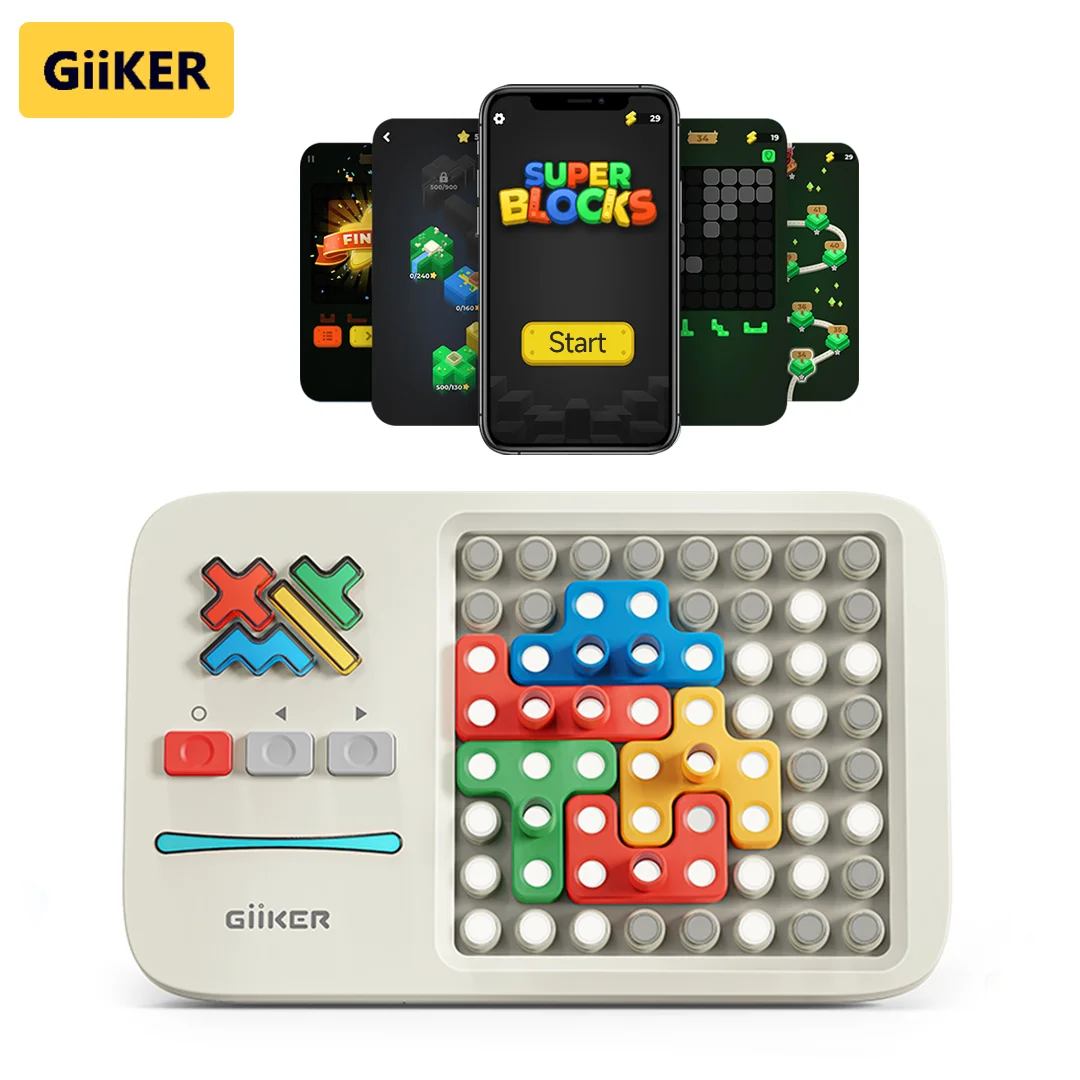 Giiker Super Blocks 1000+Levelled UP Challenges Logic Exerci