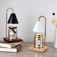 vintage desk fragrance wax melting lamp bedside bedroom nordic table candle lamp aromatherapy electric candle warmer light