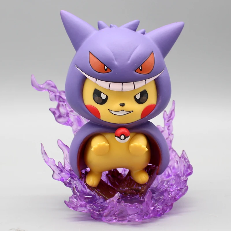 

12cm Pokemon Figure Pikachu Cos Gengar Charizard Anime Figures Model Doll Collectible Toy Gifts Cartoon Kawaii Figurine Statue