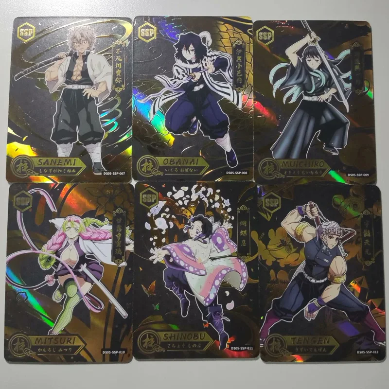 Aikaho DS-05 Аниме Demon Slayer LNR XP CR AR MR Набор карт Kamado Tanjirou Iguro Obanai Коллекционные карты Подарки на день рождения Игрушки (art.: 3920d154d7935) - 3920d154d7935