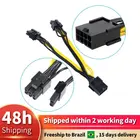 Видеокарта PCI-E PCIE 8p с гнездом на 2 порта, кабель питания с двойным 8-контактным разъемом 6 + 2p Male GPU, провод 18AWG для майнинга BTC