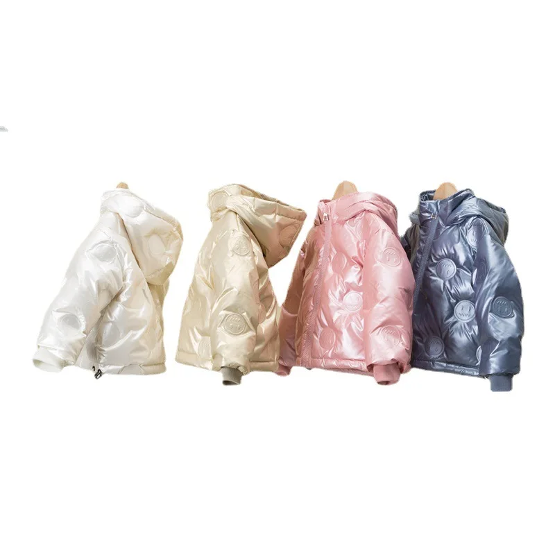 

Зимний пуховик с капюшоном для мальчиков и девочек, на возраст 1-12 лет