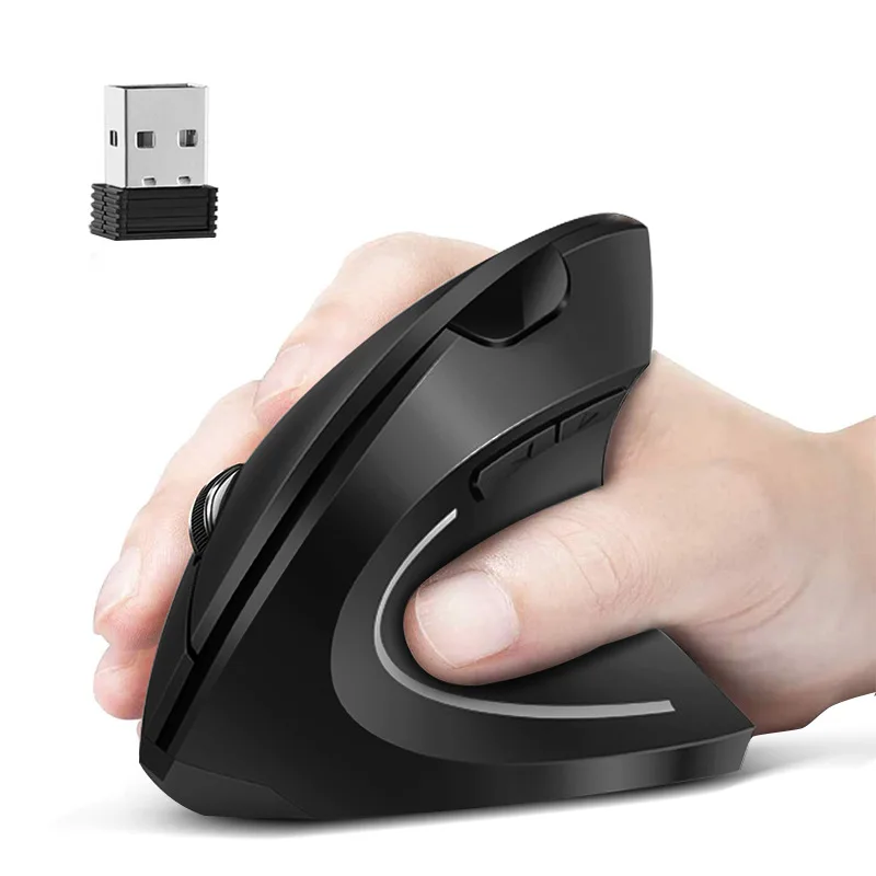 

3 Levels DPI For Laptop/PC/Computer/ Desktop/ Notebook Specially For Right-handers Wireless Vertical Mouse