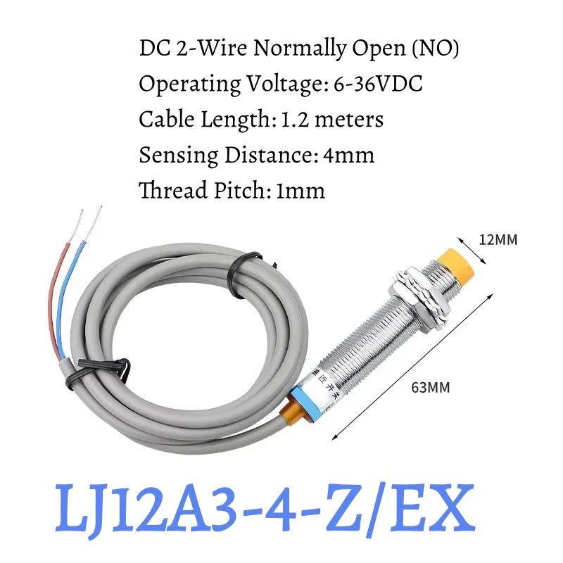 

Индуктивный датчик приближения LJ12A3-4-Z/BX/BY/AX/AY/EX/DX/EZ/DZ M12