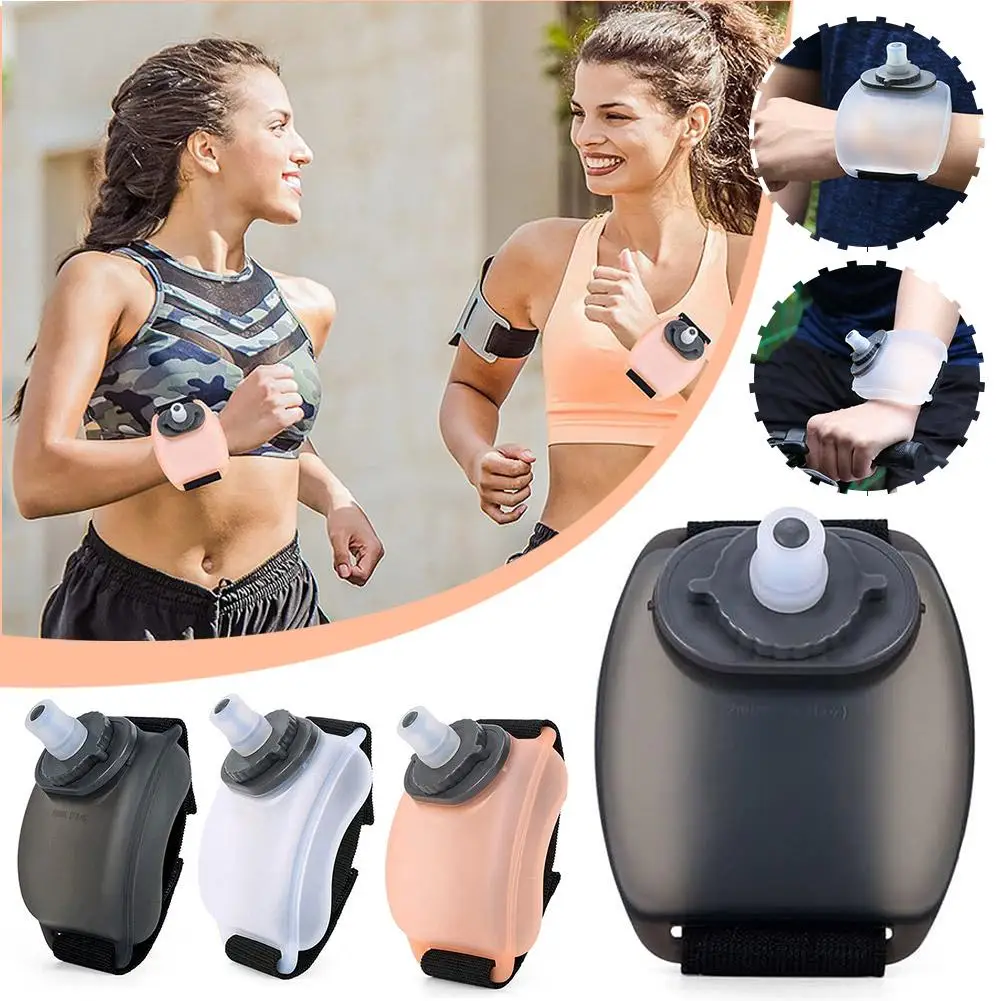 

Mini Running Wrist Water Bottle Kettle Leak-proof Outdoor Hydration Climbing Accessories Riding Hiking Camping Marathon Pac S7A2