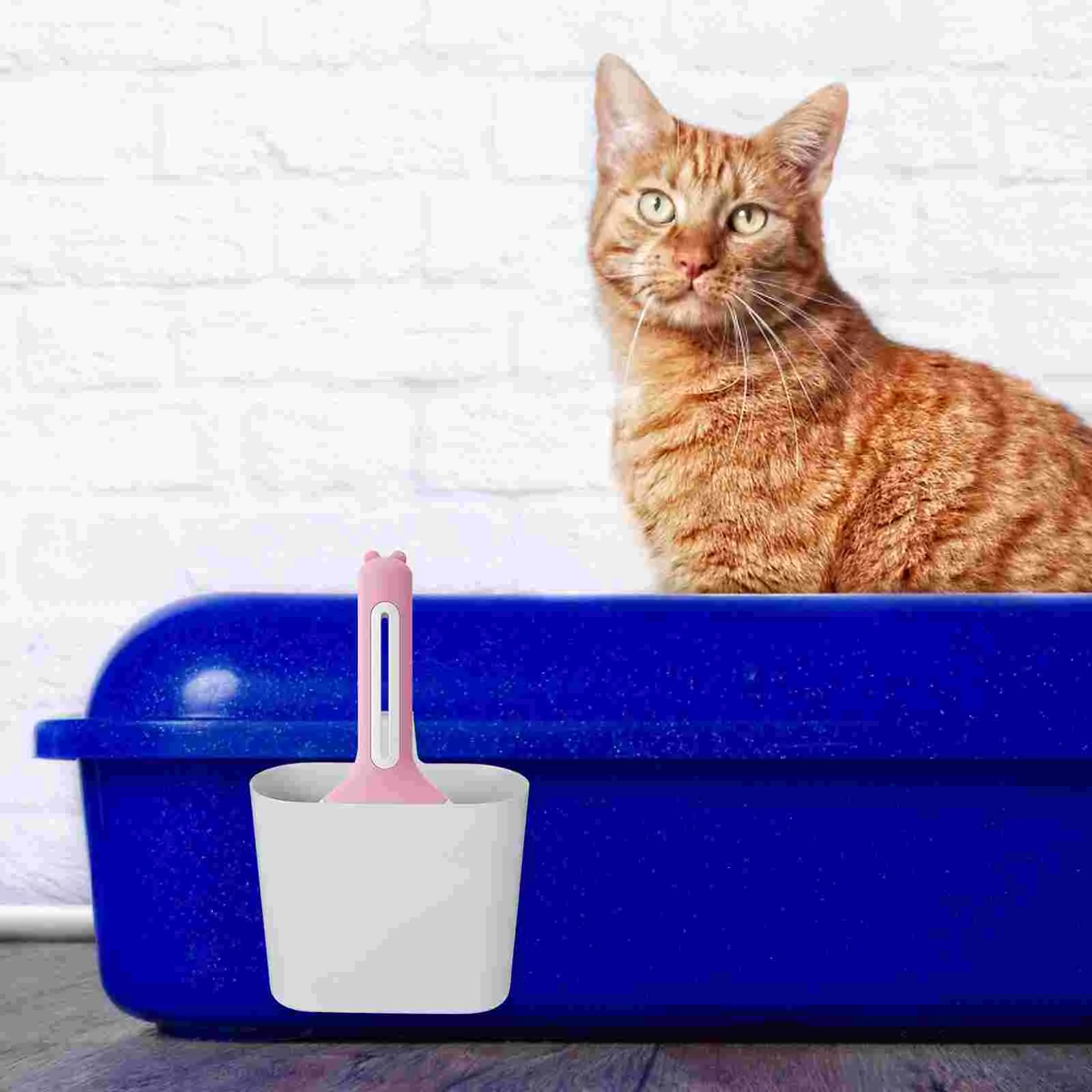 Скрытая ложка для кошачьего туалета мусорное ведро с крышкой держатели совок