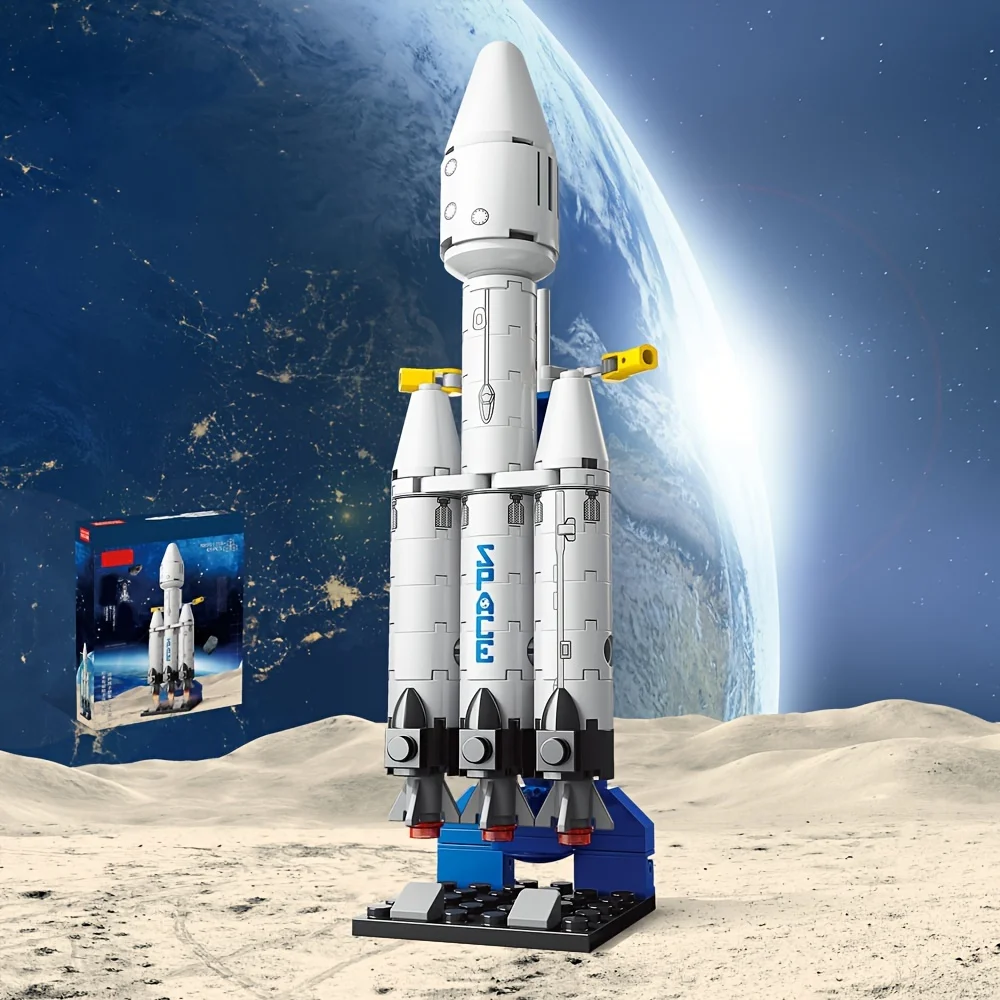 Авиационные космические корабливые блоки ToylinX унисекс пластиковые строительные