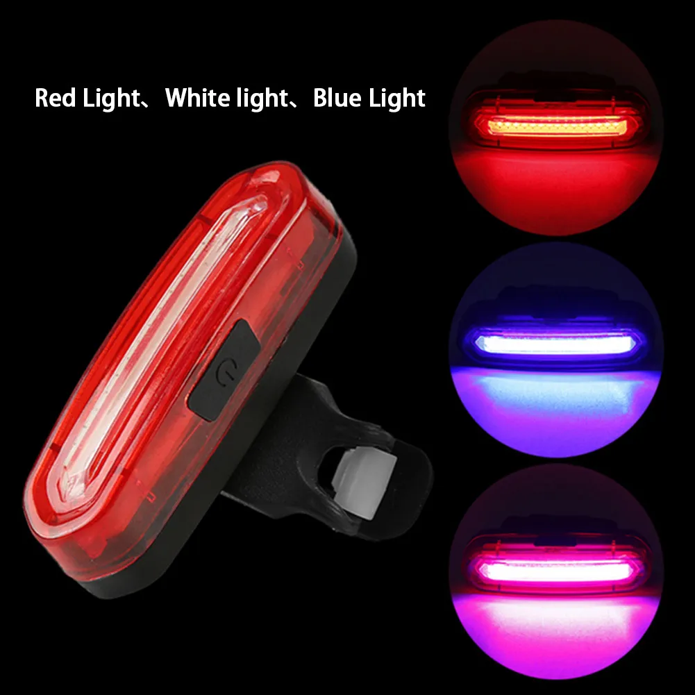 

120 Lumens Bicycle Rear Light USB Rechargeable Cycling LED Tail Light Waterproof MTB Road Bike Light Back Lamp for Cycling