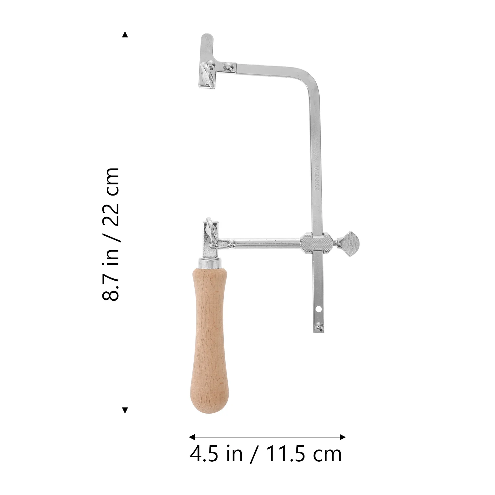 Металлическая ножовка с деревянной ручкой