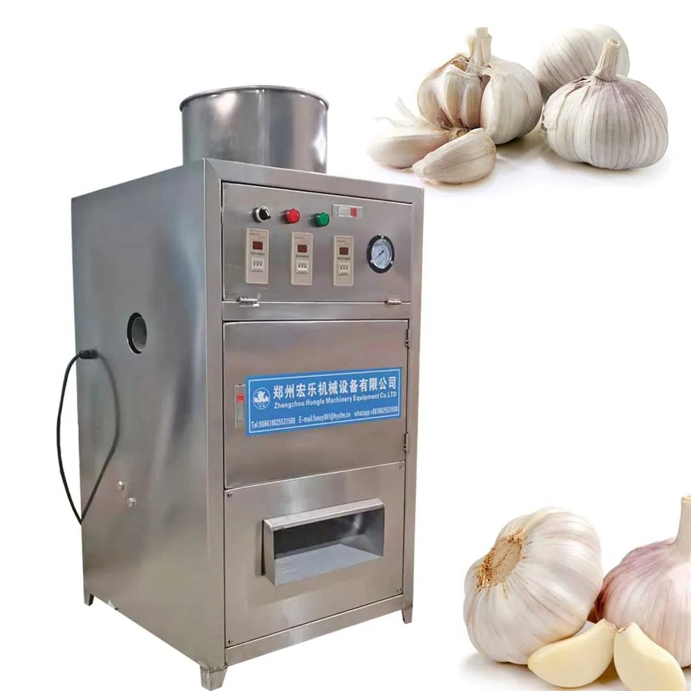 

Factory Supply Electric Garlic Bulb Breaker Garlic Skin Removing Machine Onion Garlic Peeler Peeling Machine 100kg Automatic