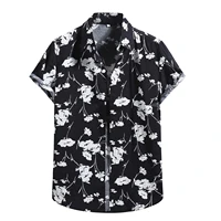 2022 mens short sleeve hawaiian shirt colorful print casual fashion beach hawaiian shirt plus size 5xl