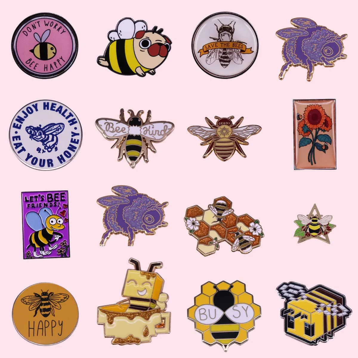 Брошь в виде подсолнуха с эмалью |