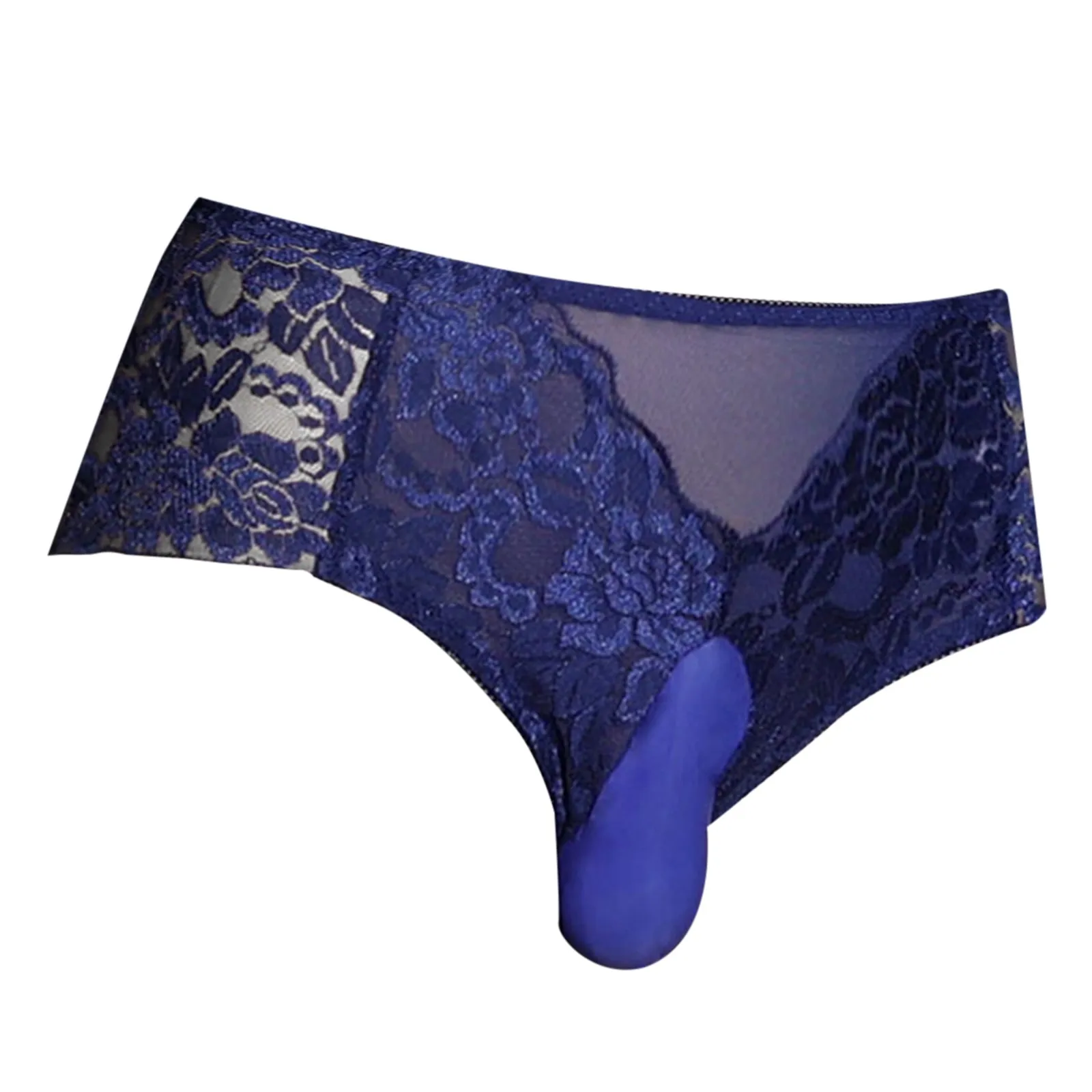 

Erotic Briefs Mesh Lace Edges Men'S Panties Low Waist Underpants Youth Male Underwear Cueca Sissy Panties Erotic Underpants