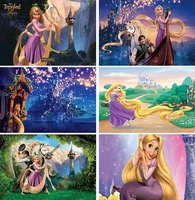 tangled banner photography rapunzel princess background disney island castle party supplies backdrops background