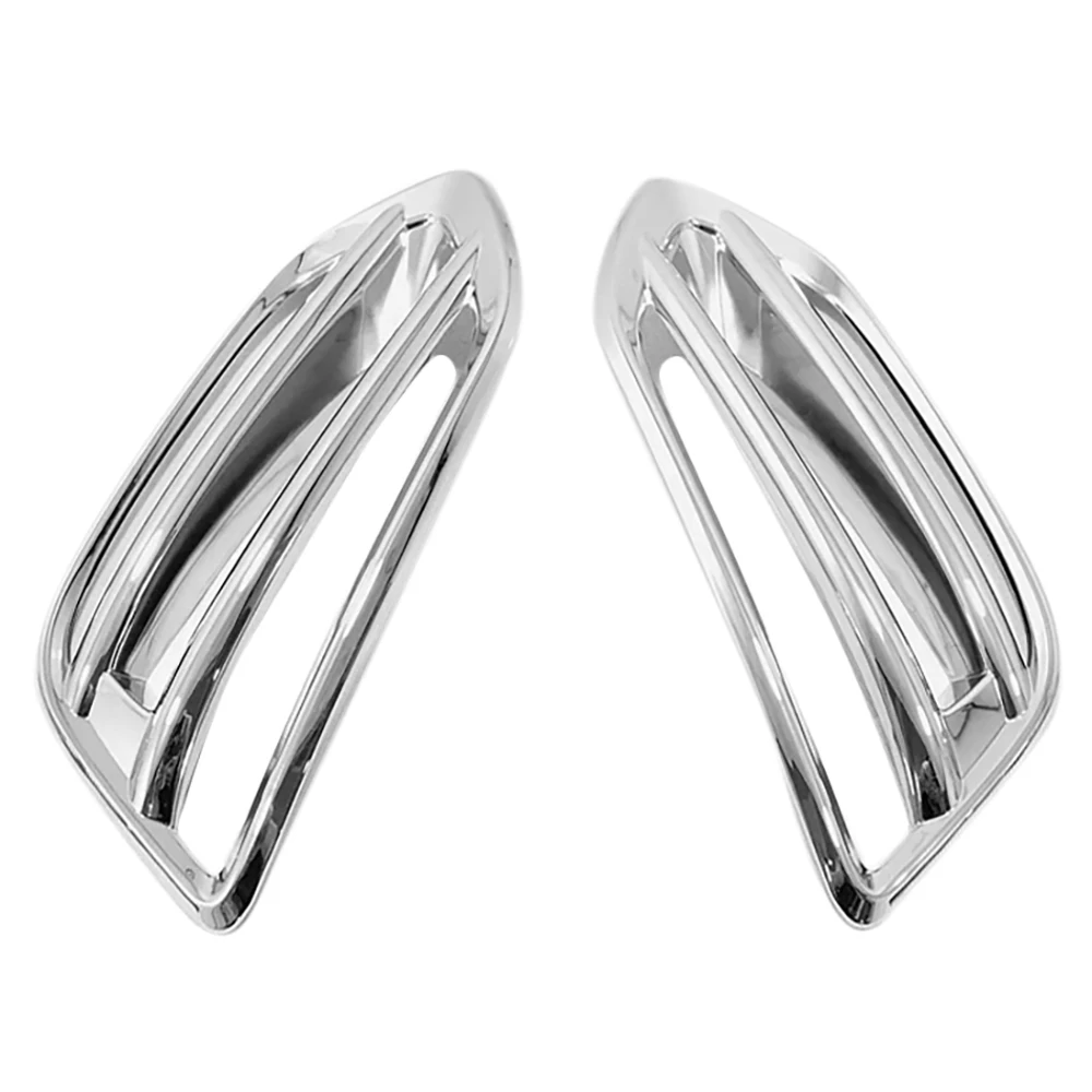 Хромированный передний бампер противотуманная лампа крышка радиатора отделка