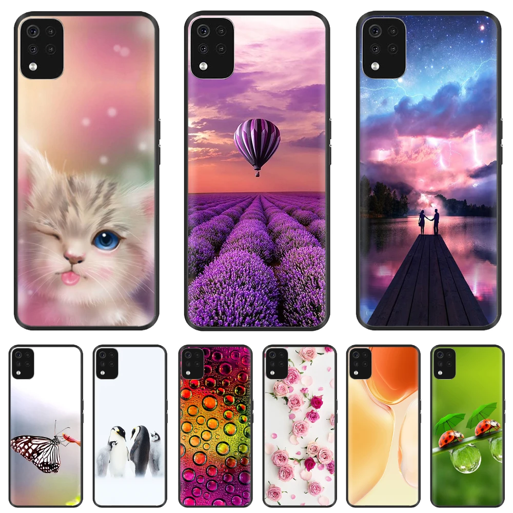 Для LG K52 K62 чехол мягкий черный силиконовый милый ударопрочный ТПУ чехол для телефона LG K42 K62 LGK62 LGK42 K 52 задняя крышка Fundas