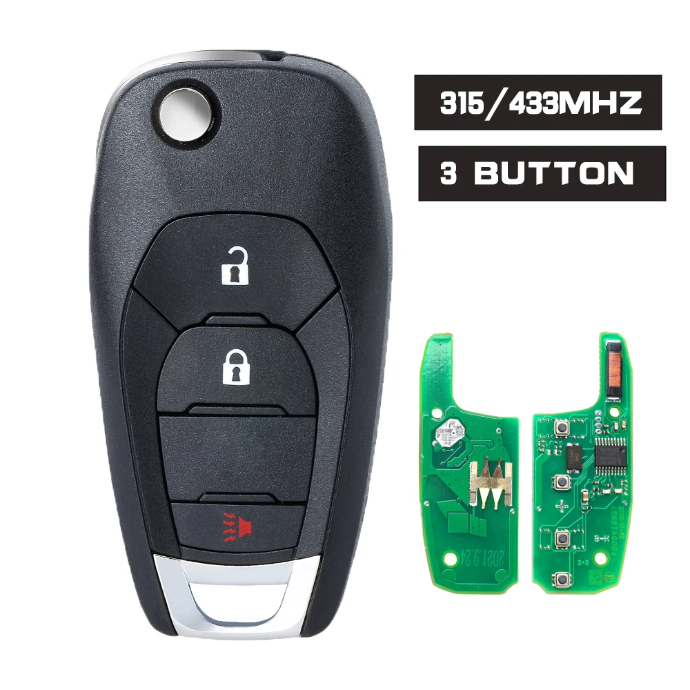 KEYECU Φ 315 МГц, Φ 433 МГц ID46 дистанционный ключ для Chevrolet Cruze Trax Sonic Spark Cruze XL7 XL8 2016 2017 2018 2019