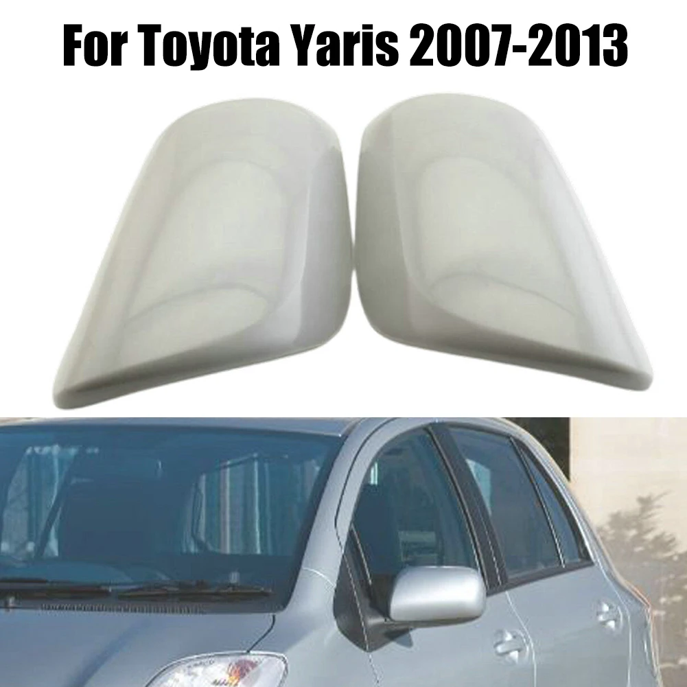 

1 пара для Toyota Yaris 07-13, чехлы для водителей и пассажирских боковых дверей, зеркала заднего вида