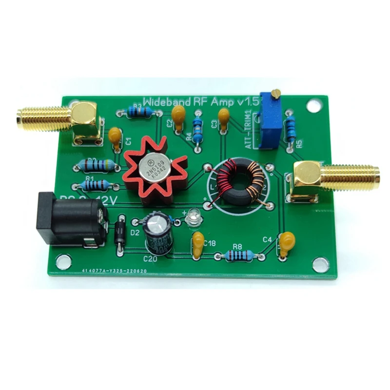 

Universal 1M-500Mhz Wideband RF Amplifier RF AMP Board 9-12V