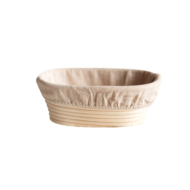 

1Set Bread Fermentation Basket Rattan Dough Dough Mold Set Cutter Round Basket Bread Baking Accessories