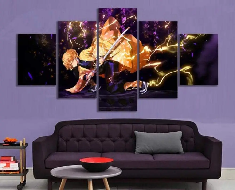 

Набор для алмазной вышивки «убийца вампира», набор из 5 предметов в японском стиле аниме, мозаика из страз, украшение для дома, коридора, D368