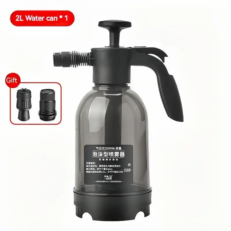 

2L Foam cars watering washing tool car wash sprayer foam nozzle Garden Water Bottle auto spary watering can Car cleaning tools