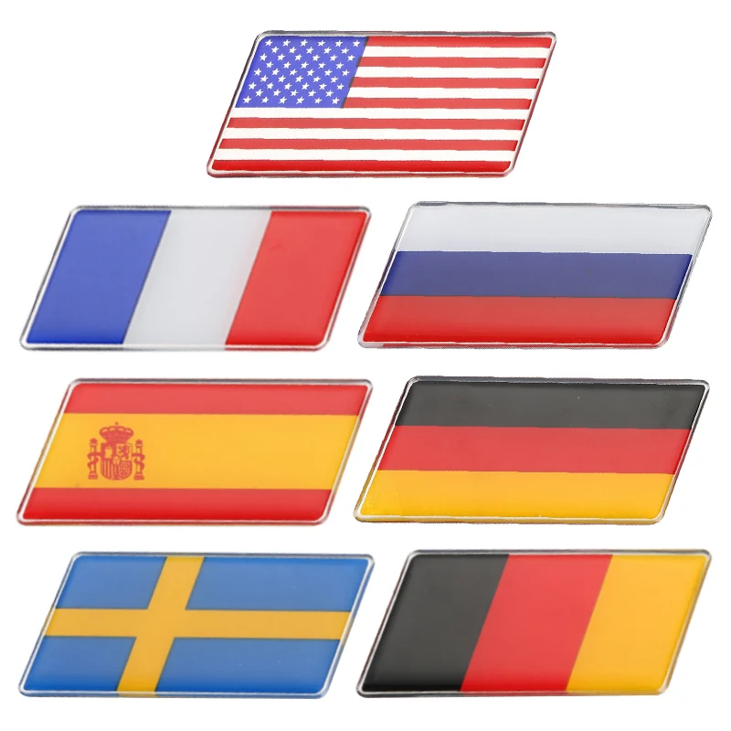 Автомобильная 3D наклейка s алюминиевая украшение для корпуса бокового крыла