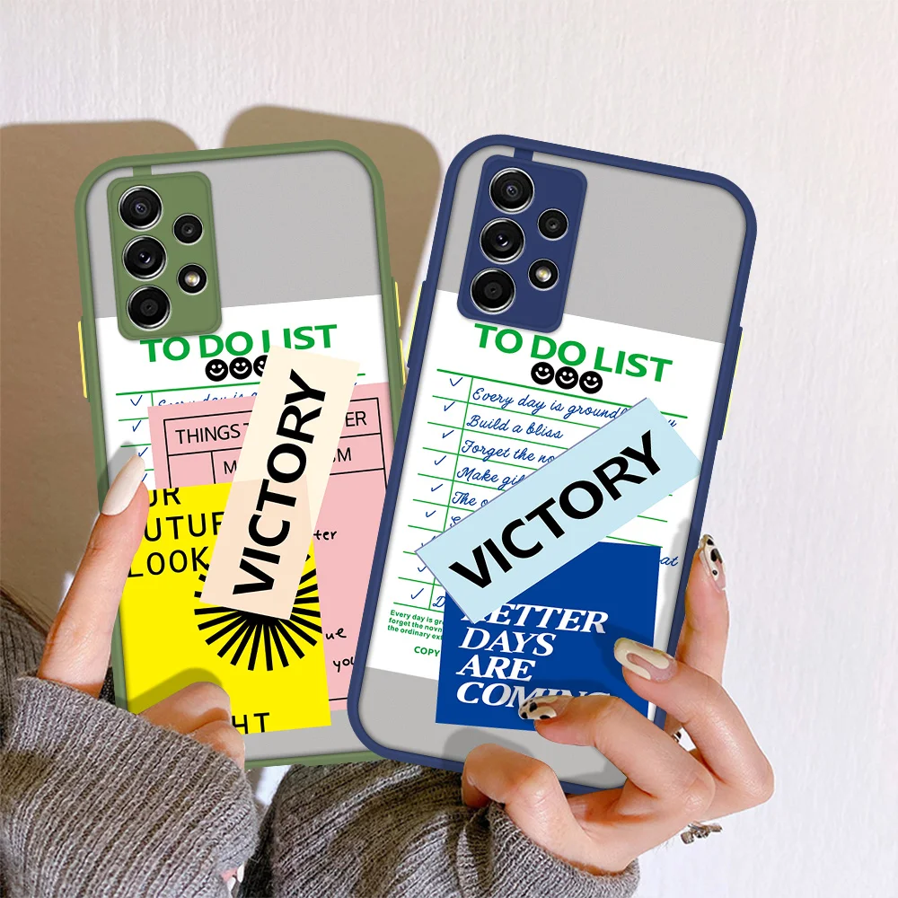 

Victory Printing Phone Case For Samsung Galaxy A52 A52s A53 A73 A72 A22 A12 A33 A32 4G 5G A51 A71 Soft TPA Cover For Samsung M32