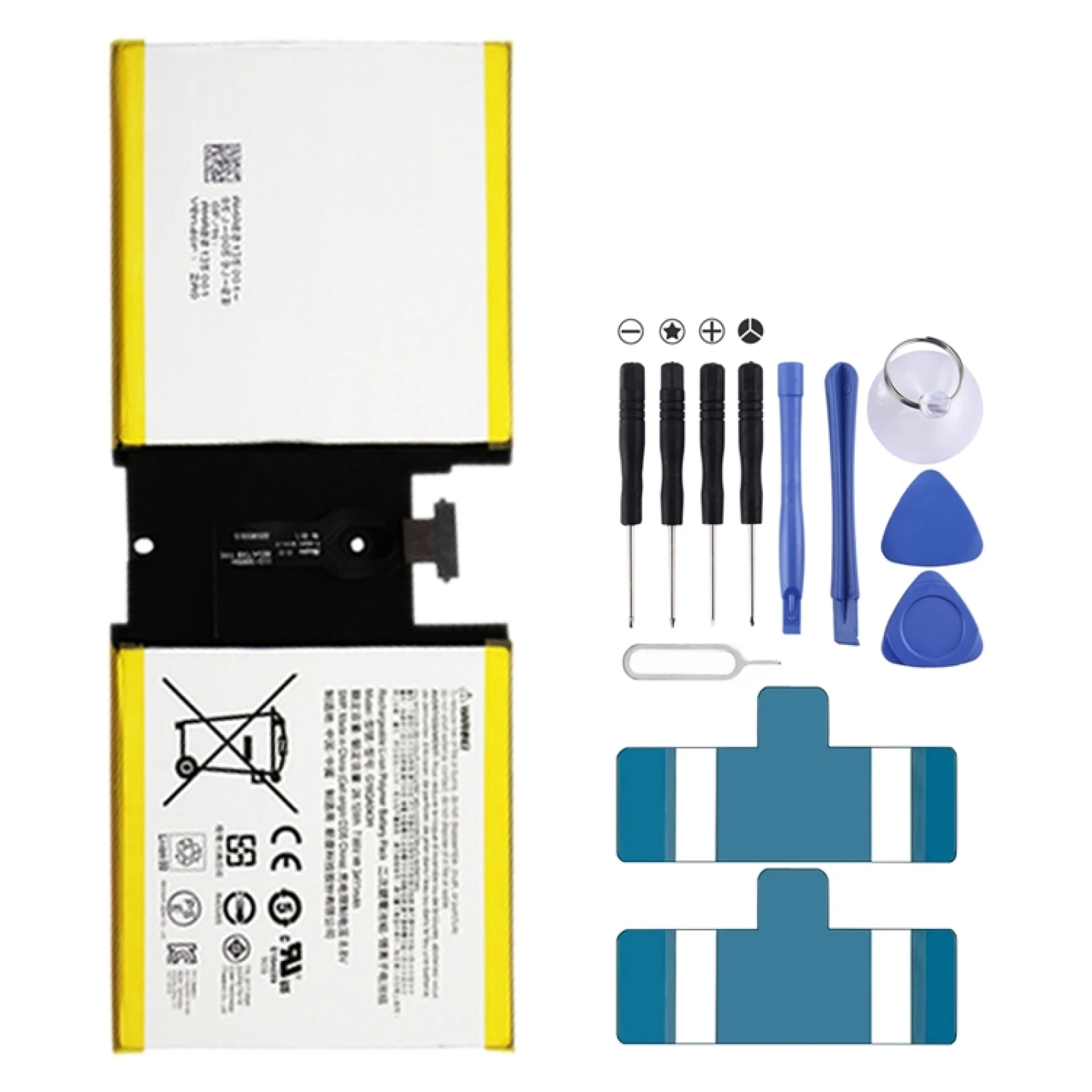 

7.66V 3411mAh Li-Polymer Battery Replacement For Microsoft Surface Go